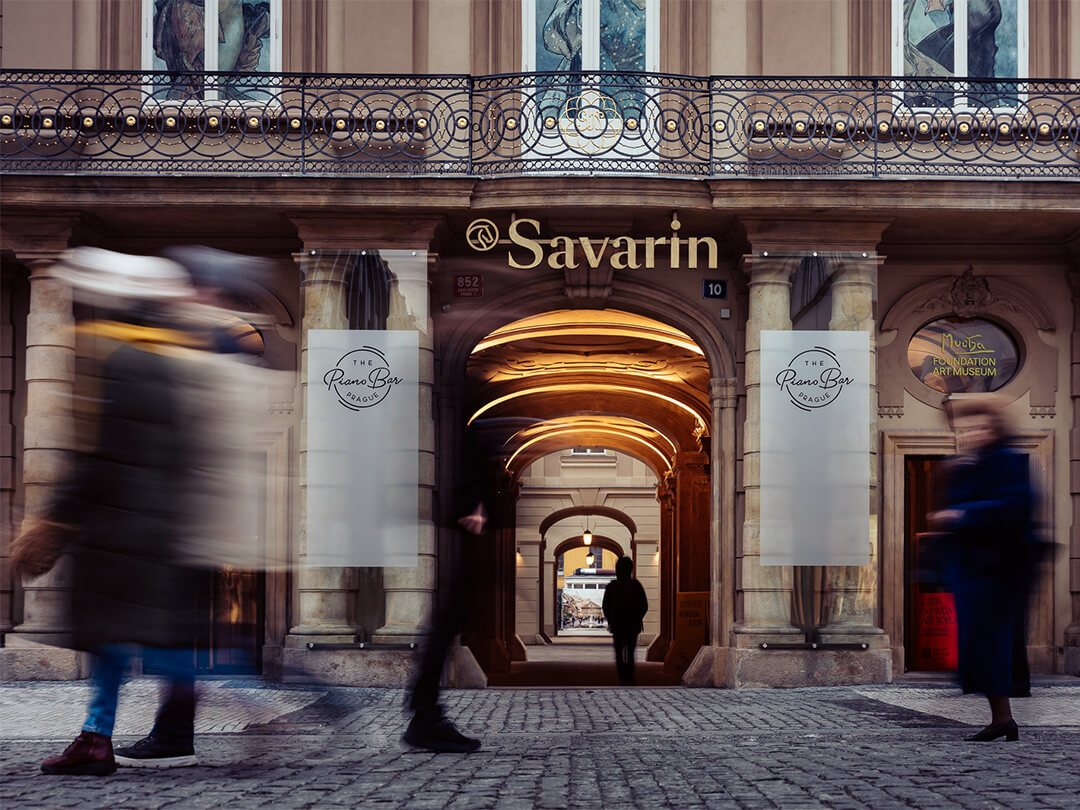 Savarin Palace in Prague, home of The Piano Bar Prague