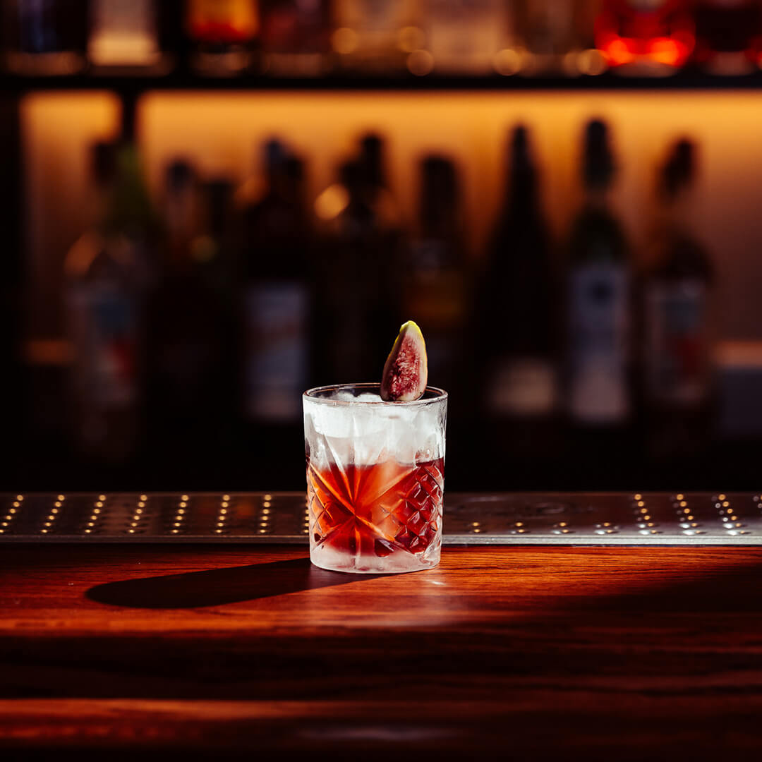 Signature cocktail menu at The Piano Bar Prague